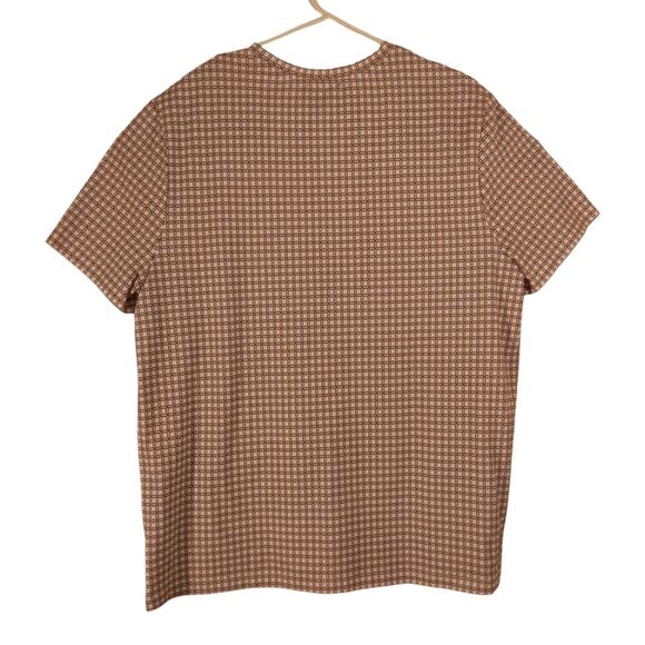 Express tshirt mens L large multicolor geometric short sleeve tee stretch - Picture 2 of 9